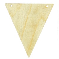 Birch Ply Triangle Shape Bunting