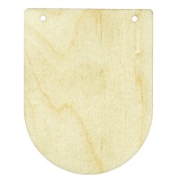 Birch Ply Arch Shape Bunting
