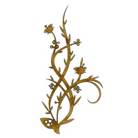 Flowering Wild Grass - Decorative Flourish Style 25