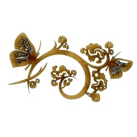 Fluttering Butterflies - Decorative Flourish Style 31