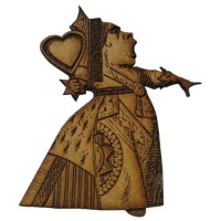 Alice In Wonderland Shapes - Queen of Hearts