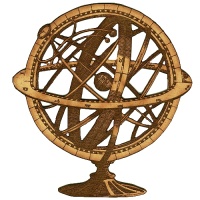 Armillary Sphere - MDF Wood Shape