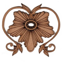 Art Deco & Nouveau Style Floral Ornament - Style 14