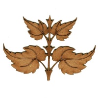 Art Deco & Nouveau Style Foliage Shape - Style 56