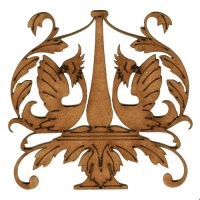 Art Deco & Nouveau Style Foliage Shape - Style 63