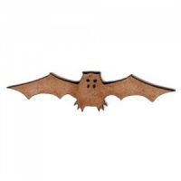 Vampire Bat Silhouette - MDF Wood Shape Style 4