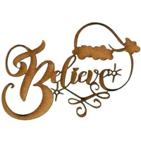 Believe - Decorative MDF Wood Words