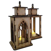 Birch Ply or MDF Lantern Kit - Medium