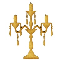 Candelabra MDF Wood Shape - Style 4