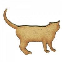 Walking Cat Silhouette - MDF Wood Shape