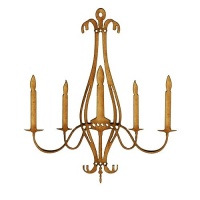 Chandelier MDF Wood Shape - Style 2