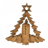 Christmas Tree Ornament MDF Wood Shape