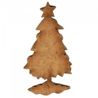Christmas Tree MDF Wood Shape Style 3