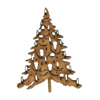 Christmas Tree MDF Wood Shape Style 4