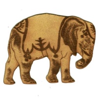 Circus Elephant - MDF Wood Shape