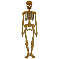 Skeleton Silhoutte - MDF Wood Shape