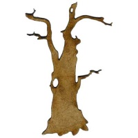 Dead Tree Trunk - MDF Wood Shape Style 2