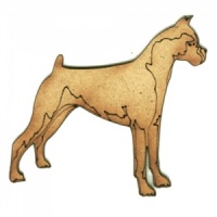 Boxer - MDF Wood Dog Shape