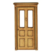 Panelled Door with Frame - MDF Wood Shape