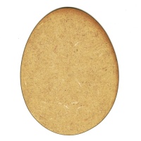Plain Egg MDF Wood Shape