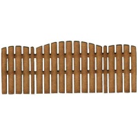 Triple Convex Picket Fence Panel - MDF Wood Shape