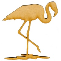 Flamingo MDF Wood Bird Shape