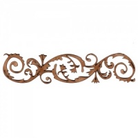 Floral Flourish MDF Wood Border Embellishment