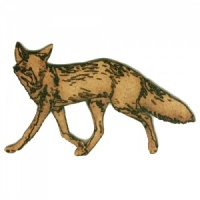 Trotting Fox MDF Wood Shape Style 12