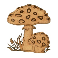 Mushrooms - Fungi MDF Wood Shape - Style 14