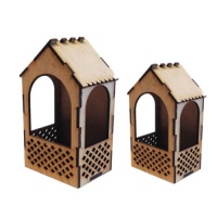 MDF Shrine Kit - Garden Arbour with Panels