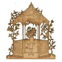 Summer Gazebo Scene - MDF Wood Shape