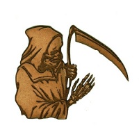 Grim Reaper Beckons MDF Wood Shape