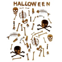 Bones - Sheet of Halloween Mini Wood Shapes