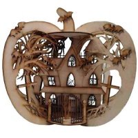 Pumpkin Haunted House - MDF Wood Kit*