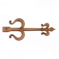 Fleur De Lis Decorative Hinge MDF Wood Shape