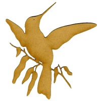 Hummingbird MDF Wood Bird Shape