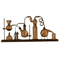 Chemistry Laboratory Apparatus  - MDF Wood Shape 01