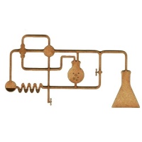 Chemistry Laboratory Apparatus  - MDF Wood Shape 02