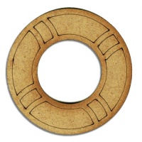 Life Buoy MDF Wood Shape - Style 2