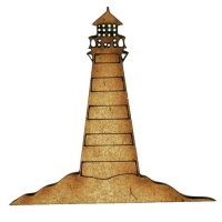 Lighthouse MDF Wood Shape Style 5