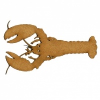 Lobster MDF Wood Shape Style 2