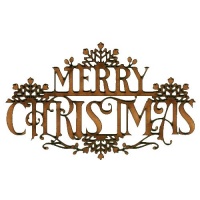 Merry Christmas - Decorative MDF Wood Words