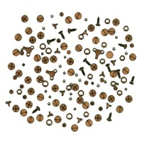 Sheet of Mini MDF Hardware Wood Shapes