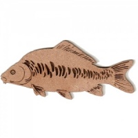 Mirror Carp MDF Fish Wood Shape - Style 1