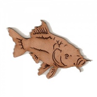 Mirror Carp MDF Fish Wood Shape - Style 2