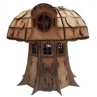 Mushroom House - MDF Wood Kit*