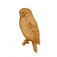 Barn Owl - MDF Wood Bird Shape