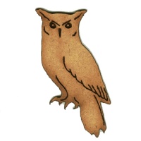 Great Horned Owl MDF Wood Shape