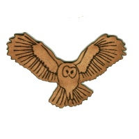 Flying Barn Owl MDF Wood Shape - Style 1