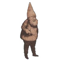 Gnome with Toadstool - MDF Woodland Folk Shape